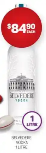 Harry Brown Belvedere vodka offer