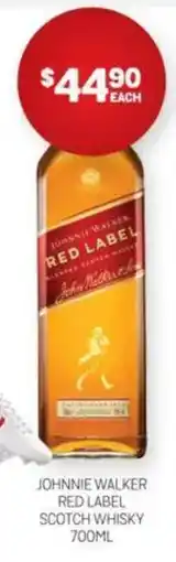 Harry Brown Johnnie walker red label scotch whisky offer