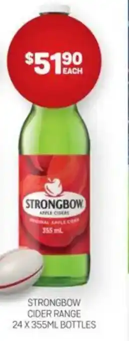 Harry Brown Strongbow cider range offer