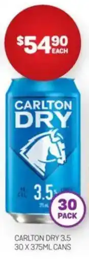 Harry Brown Carlton dry offer