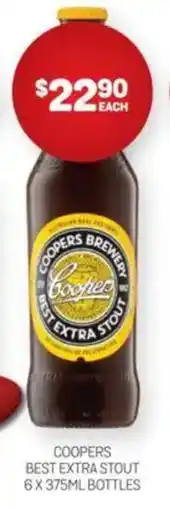 Harry Brown Coopers best extra stout offer