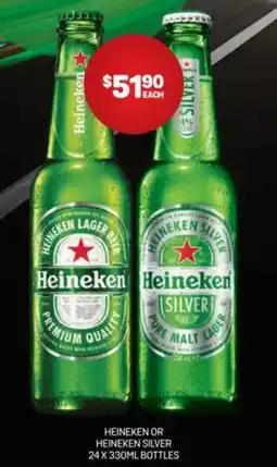 Harry Brown Heineken or heineken silver offer