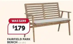 Stratco Fairfield park bench offer