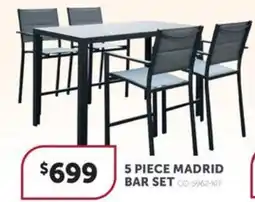 Stratco 5 piece madrid offer