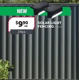 Stratco Solar light fencing offer