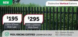 Stratco Pool fencing certified offer