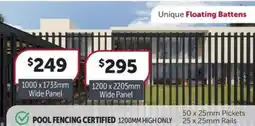 Stratco Pool fencing certified offer