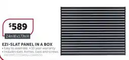 Stratco Ezi-slat panel in a box offer