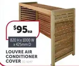 Stratco Louvre air conditioner cover offer