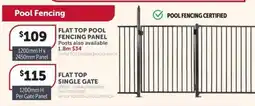 Stratco flat top single gate offer