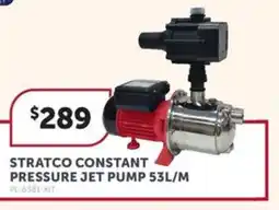 Stratco Stratco constant pressure jet pump offer