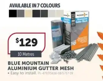 Stratco Blue mountain aluminium gutter mesh offer