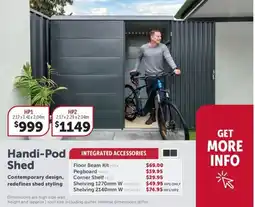 Stratco Handi-Pod Shed offer