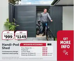 Stratco Handi-Pod Shed offer