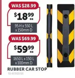 Stratco Rubber car stop offer