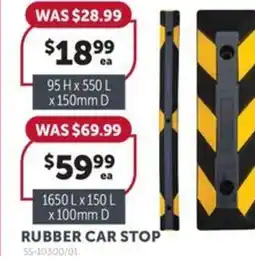 Stratco Rubber car stop offer