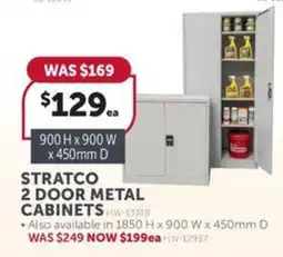 Stratco Stratco 2 door metal offer