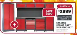 Stratco Stratco red or grey workshop kit offer