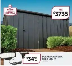 Stratco Solar magnetic shed light offer