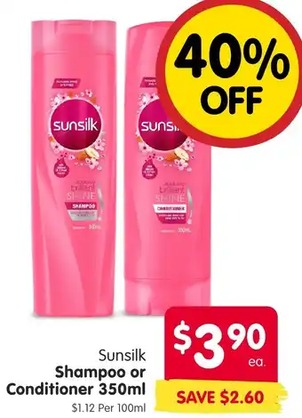 Spar Shampoo or Conditioner offer