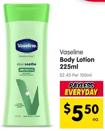 Spar Body Lotion offer