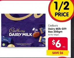 Spar Dairy Milk Gift Box 200gm offer