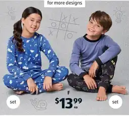 ALDI Children's Knit PJ Set offer