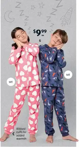 ALDI Children's Flannelette PJ Set offer