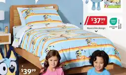 ALDI Children's Bluey Quilt Cover Set or Sheet Set offer