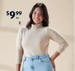 ALDI Women's Turtleneck Knit Top offer