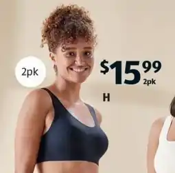 ALDI Women's Seamless Bralette 2pk offer