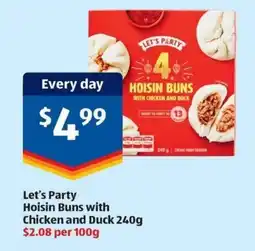 ALDI Hoisin Buns with Chicken and Duck offer