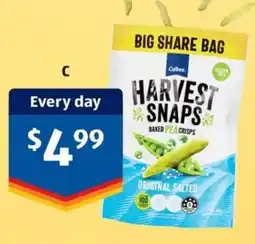 ALDI Harvest Snaps offer