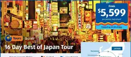 ALDI 16 Day Best of Japan Tour offer