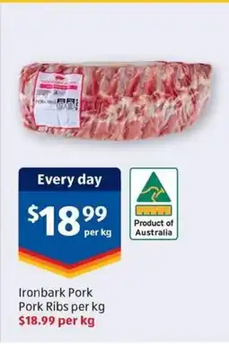 ALDI Pork Ribs offer