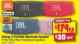 JB Hi-Fi Charge 5 Portable Bluetooth Speaker offer