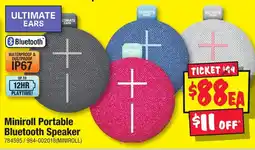 JB Hi-Fi Miniroll Portable Bluetooth Speaker offer