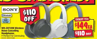 JB Hi-Fi Wireless Noise Cancelling Headphones offer