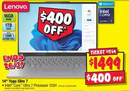 JB Hi-Fi 14" Yoga Slim 7 offer