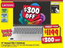 JB Hi-Fi 14" Ideapad Slim 5 Notebook offer