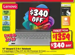 JB Hi-Fi 14" Ideapad 5 2-In-1 Notebook offer