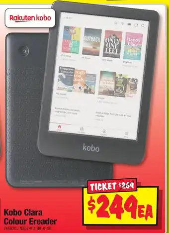 JB Hi-Fi Colour Ereader offer