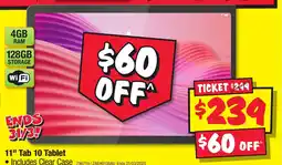 JB Hi-Fi 11" Tab 10 Tablet offer