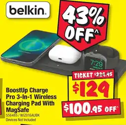 JB Hi-Fi Pro 3-In-1 Wireless Charging Pad With  MagSafe offer