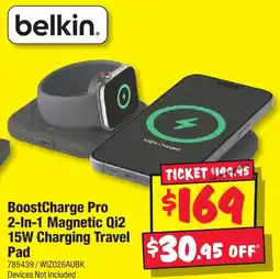 JB Hi-Fi 2-In-1 Magnetic Qi2 15W Charging Travel Pad offer