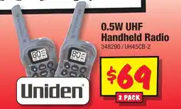 JB Hi-Fi 0.5W UHF Handheld Radio offer