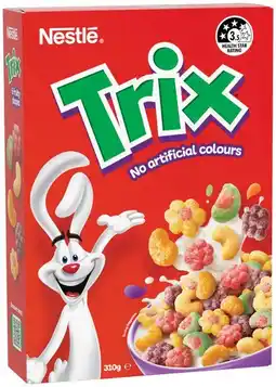 IGA Nestlé Trix Cereal 310g offer