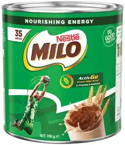 IGA Nestlé Milo Nourishing Energy Drink 700g offer