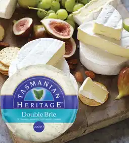 IGA Tasmanian Heritage Double Brie or Camembert 200g offer