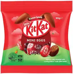 IGA Nestlé Kit Kat Chocolate Mini Eggs Share Bag 90g offer